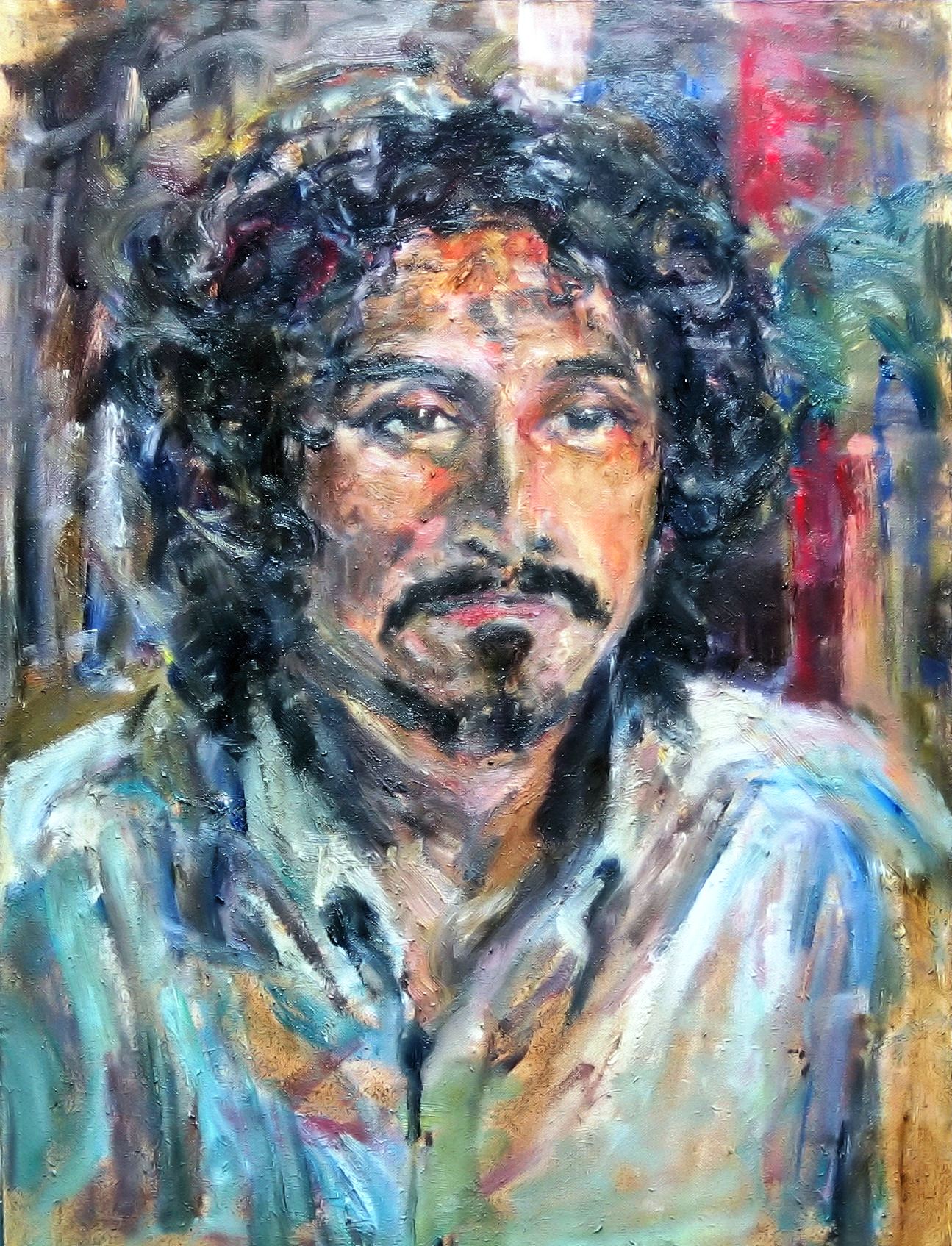 Jose Gomez-Acrylic on canvas-20h x 16w in