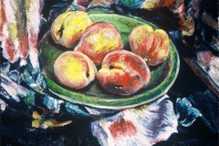 Peaches- Oil on canvas-16h x 20w in