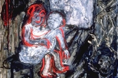 Rocking Dead Babies-Oil on canvas-20h x 16w in